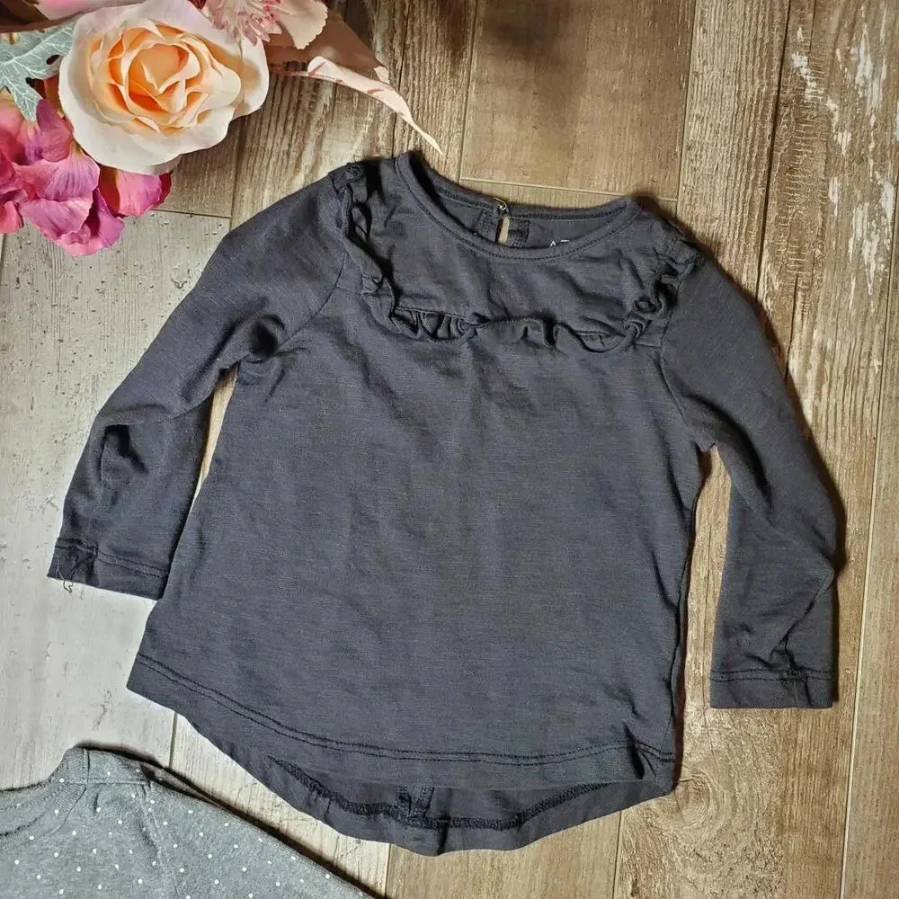 Carter's Neutral Colored Toddler Girl Size 18m Cotton Tops Clothing Bundle
